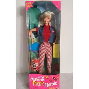 Barbie Coca Cola Picnic Special Edition Vintage Doll 1997 Mattel 19626 Sealed